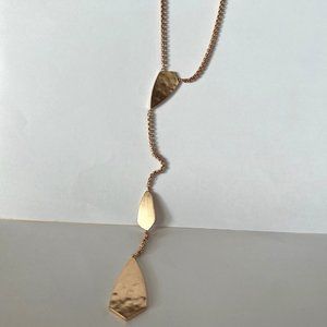 Kendra Scott Rose Gold Long Pendant Necklace